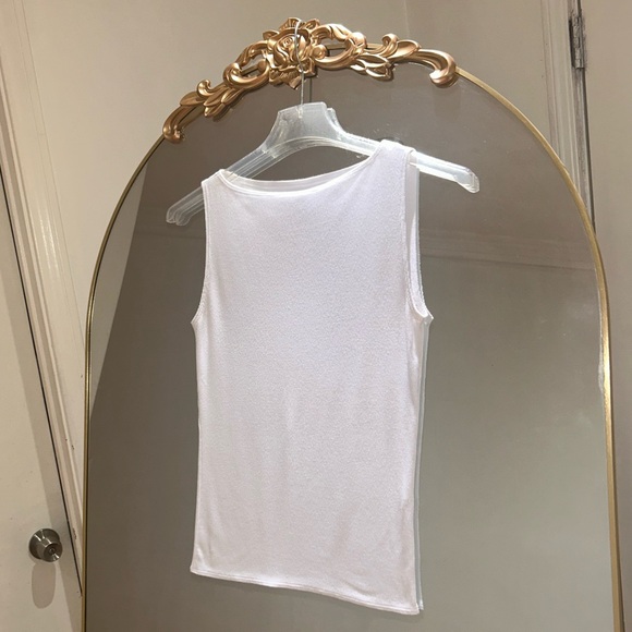 Abercrombie & Fitch Tops - Abercrombie & Fitch Classic White Ribbed Soft Tank Top A&F Essentials